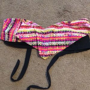 Bando bathing suit top